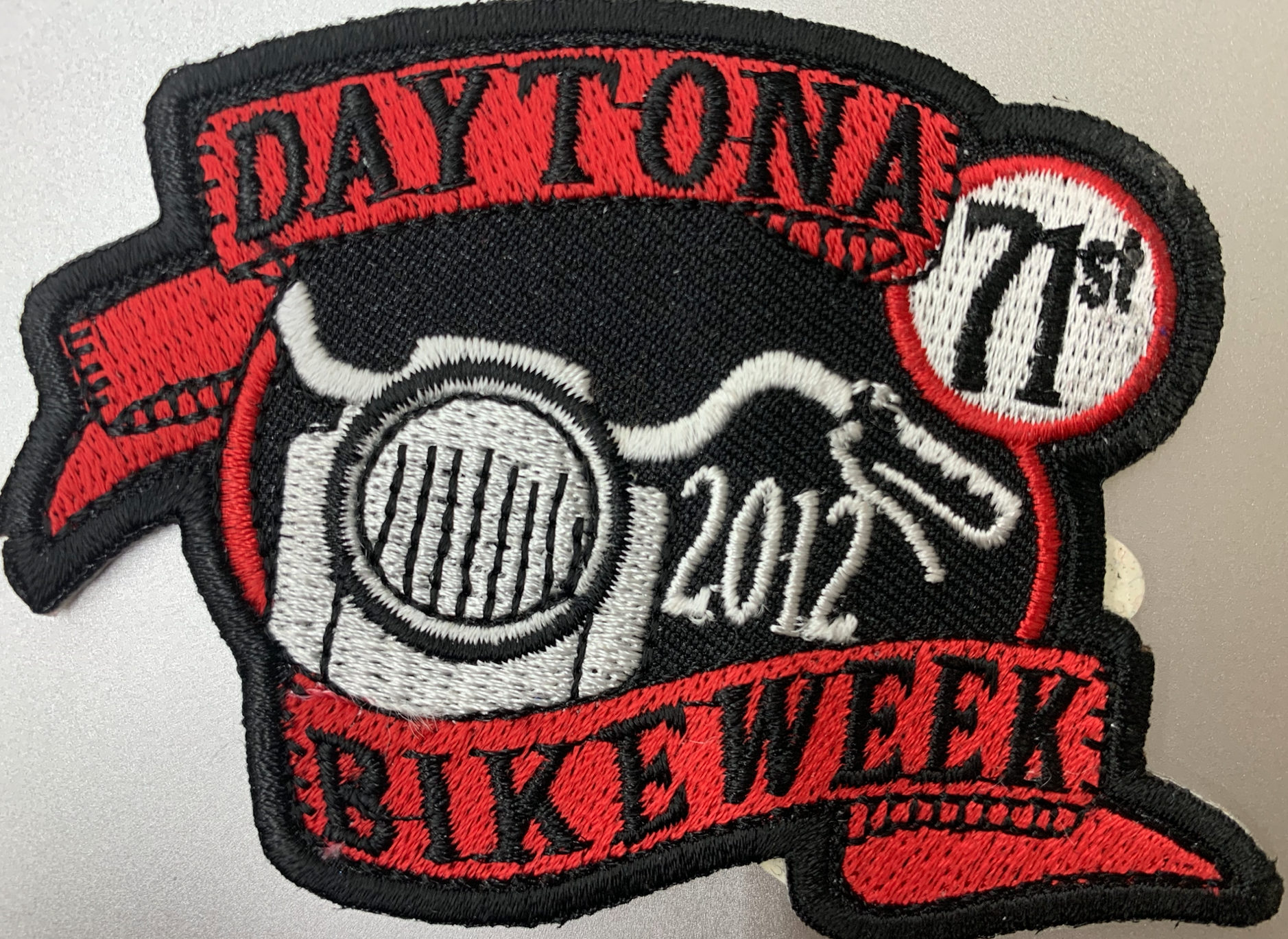 Daytona Bike Week 71st Patch Red